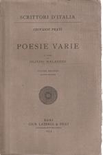 Poesie varie di Giovanni Prati a cura di Olindo Malagodi Volume 2