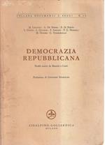 Democrazia repubblicana. Profili storici da Mazzini a Conti