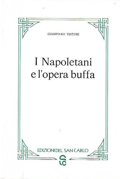 I napoletani e l'opera buffa - Giampiero Tintori - copertina