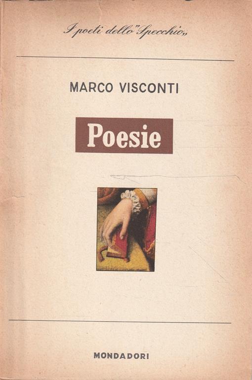 1° Edizione ! Poesie - Marco Visconti - copertina