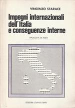 Impegni internazionali dell'Italia e conseguenze interne. Raccolta di testi