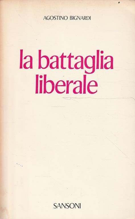 La battaglia liberale - copertina