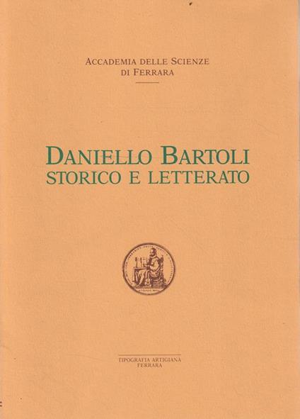 Daniello Bartoli storico e letterato - copertina