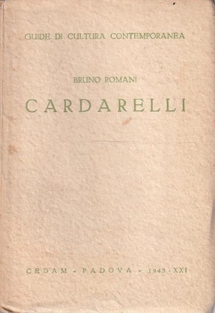 Cardarelli di Bruno Romani - Bruno Romani - copertina