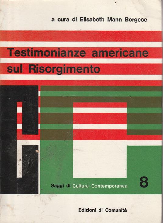 Testimonianze americane sul Risorgimento - copertina