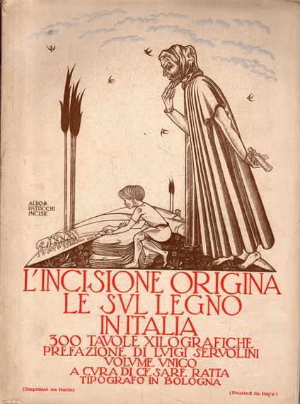 L' incisione originale sul legno in Italia - copertina