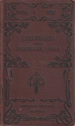 Dizionario della procedura civile Volume V Anno 1907