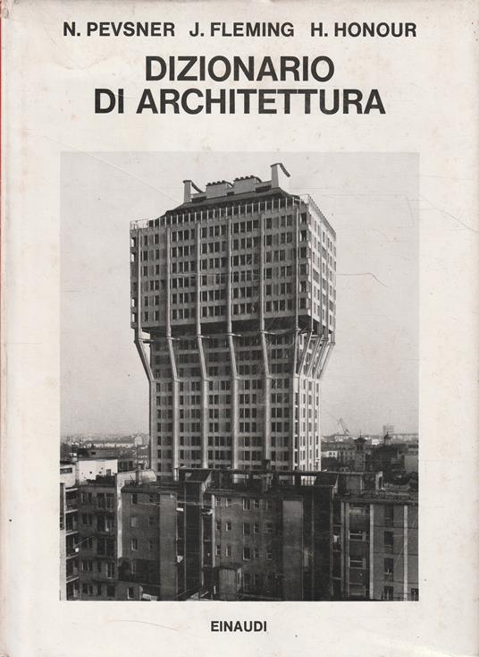 Dizionario di architettura - copertina