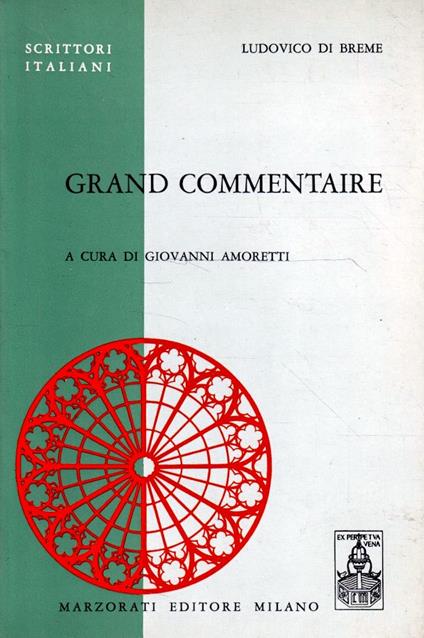 Grand commentaire di Ludovico di Breme - copertina