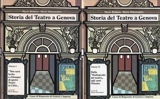 Storia del Teatro a Genova (2 volumi) - copertina