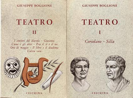 Teatro I e II (2 tomi) - Giuseppe Boglione - copertina