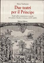 Due teatri per il principe : studi sulla committenza teatrale di Lorenzo Onofrio Colonna, 1659-1689