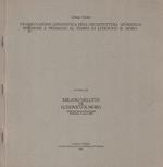 Trasmutazione linguistica dell'architettura sforzesca: splendore e presagio al tempo di Ludovico il Moro