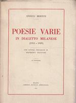 Autografato ! Poesie varie in dialetto milanese (1915-1929)