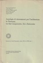 Antologia di ritrovamenti per l'architettura in Piemonte tra fine Cinquecento, Sei e Settecento