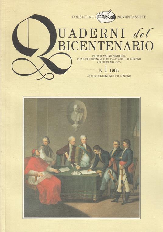 Quaderni del Bicentenario: n.1 - 1995 - copertina