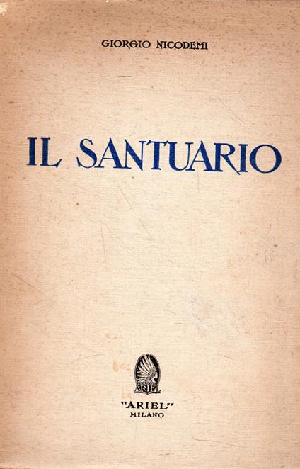 AUTOGRAFATO! Il Santuario - Giorgio Nicodemi - copertina