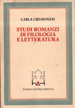 Studi romanzi di filologia e letteratura