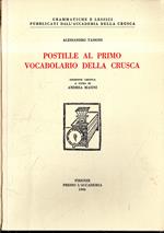 Postille al primo vocabolario della crusca