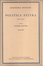 Politica estera (1866-1893) Volume XIV