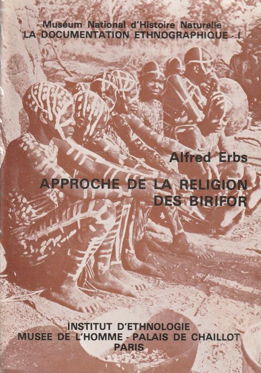 Approche de la religion des birifor - copertina