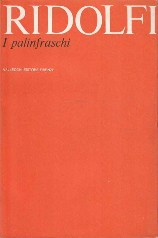 I palinfraschi - Ray Ridolfi - copertina