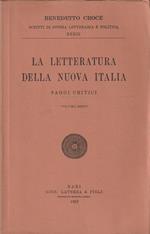 La letteratura della nuova Italia:saggi critici di Benedetto Croce. Volume sesto