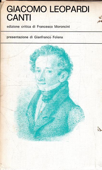 Giacomo Leopardi: Canti - copertina