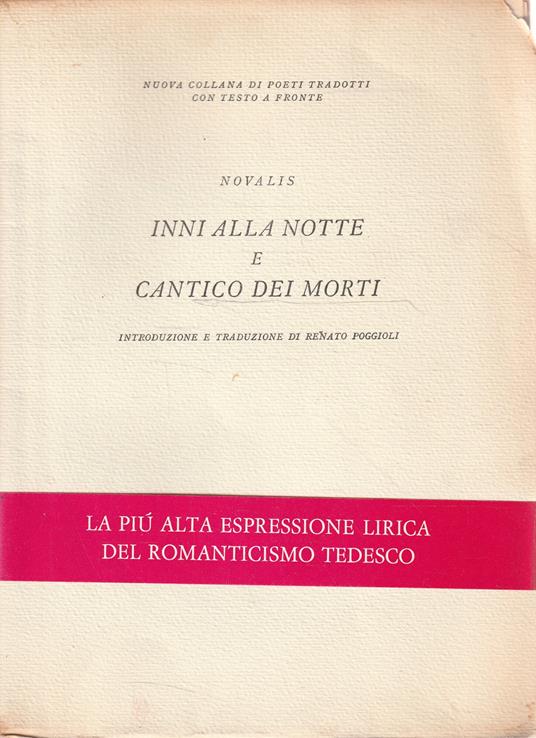 Inni alla notte e cantico dei morti - Novalis - copertina