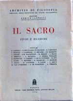 Il sacro. Studi e ricerche