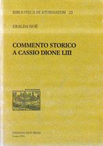 Commento storico a Cassio Dione LIII
