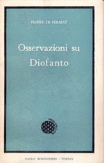 Ossercazioni su Diofanto