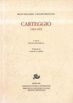 Carteggio : 1924 - 1975