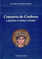 Concurso de credores e pactum ut minus solvatur