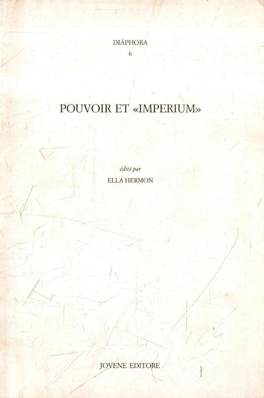 Pouvoir et Imperium - Ella Hermon - copertina