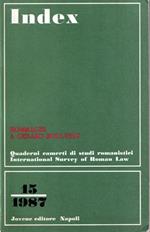 Hommages à Gérard Boulvert. Antiquité. Index n. 15/1987