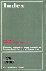In memoria di Giambattista Impallomeni. Vol. I - Index n.26/1998