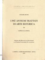 I più antichi trattati di arte retorica in lingua latina
