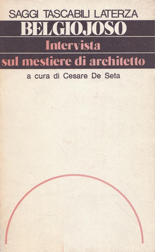 Intervista sul mestiere di architetto - copertina