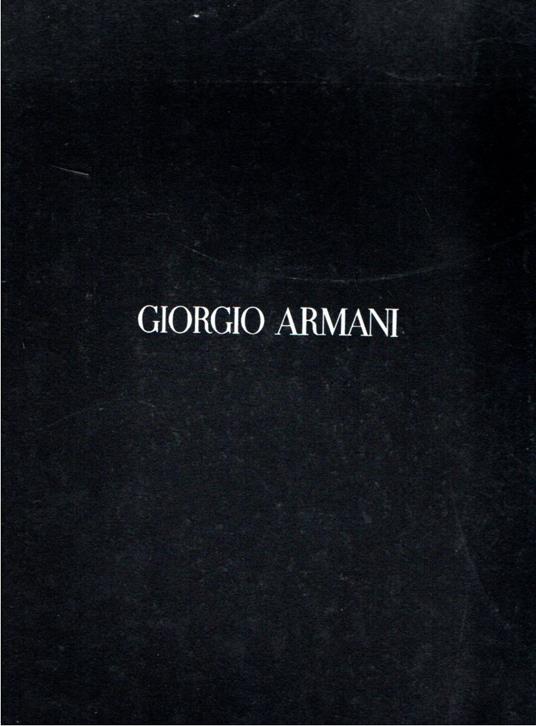 Giorgio Armani: Collezione Primavera Estate 1995 - copertina