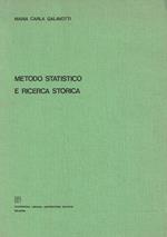 Metodo statistico e ricerca storica