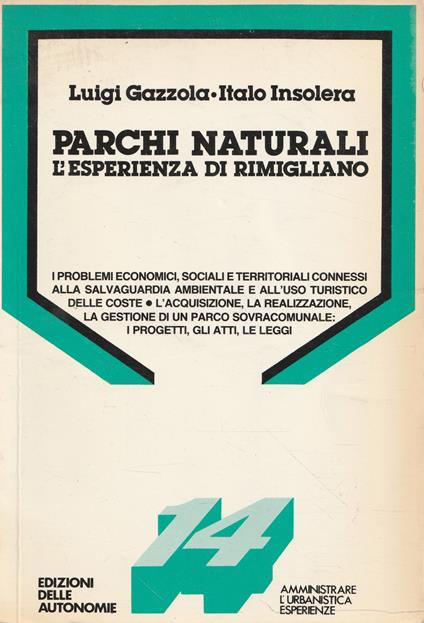 Parchi naturali: l'esperienza di Rimigliano - copertina