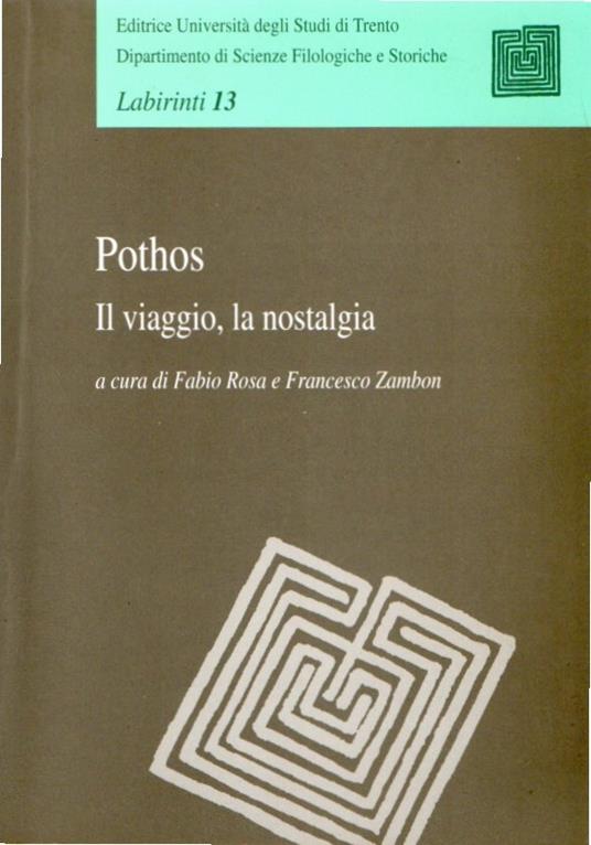 Pothos: il viaggio, la nostalgia - copertina