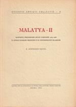 Malatya - II: rapporto preliminare delle campagne 1963-1968. Il livello romano bizantino e le testimonianze islamiche