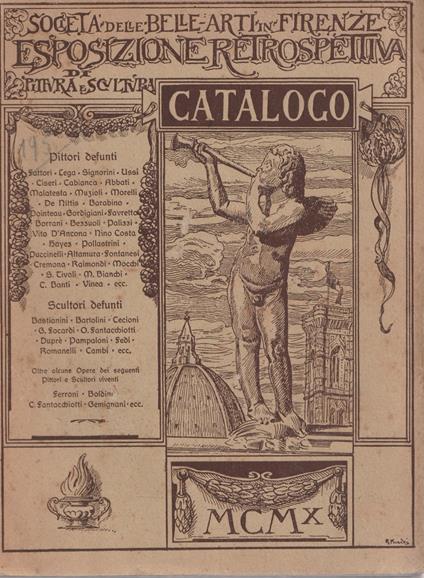 Esposizione Retrospettiva -1910. Catalogo delle opere - copertina