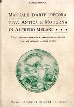 Manuale d'arte Decorativa Antica e Moderna