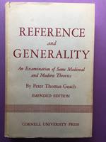 Reference and Generality: An Examination of Some Medieval and Modern Theories: An Examination of Some Mediaeval and Modern Theories