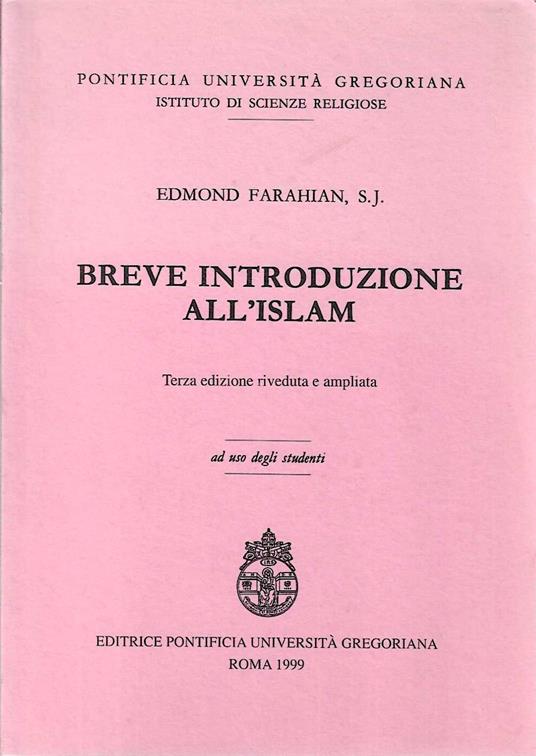 Breve introduzione all' Islam - Edmond Farahian - copertina