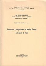 Ricostruzione e interpretazione del pensiero filosofico di Leonardo da Vinci