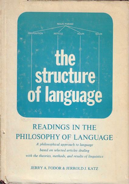 The structure of language. Readings in the Philosophy of Language - copertina